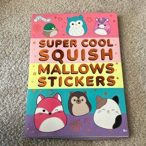 Squishmallow sticker book